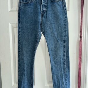 Levi's Blue Straight Leg Jeans Classic Denim